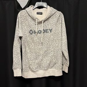 Ladies Hooey Leopard print Hoodie